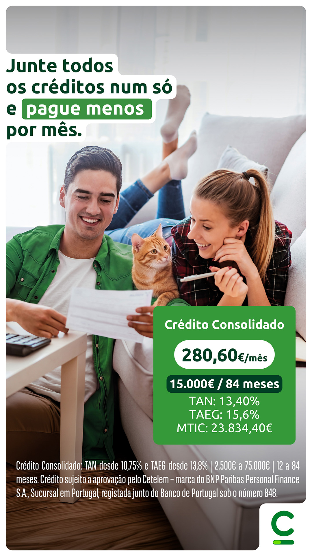 Cetelem Portugal Facebook ad