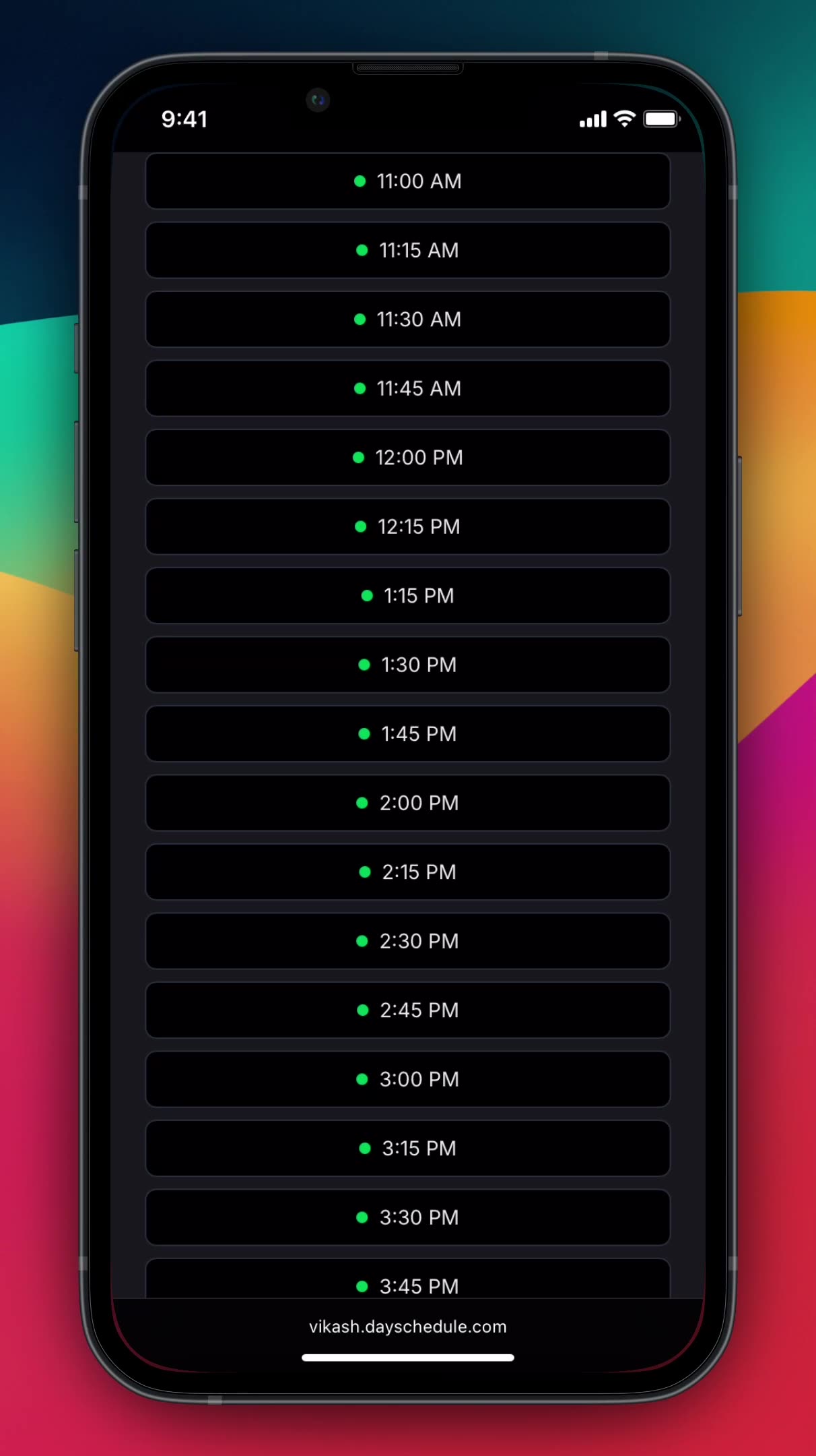 DaySchedule Facebook ad from May 15, 2026