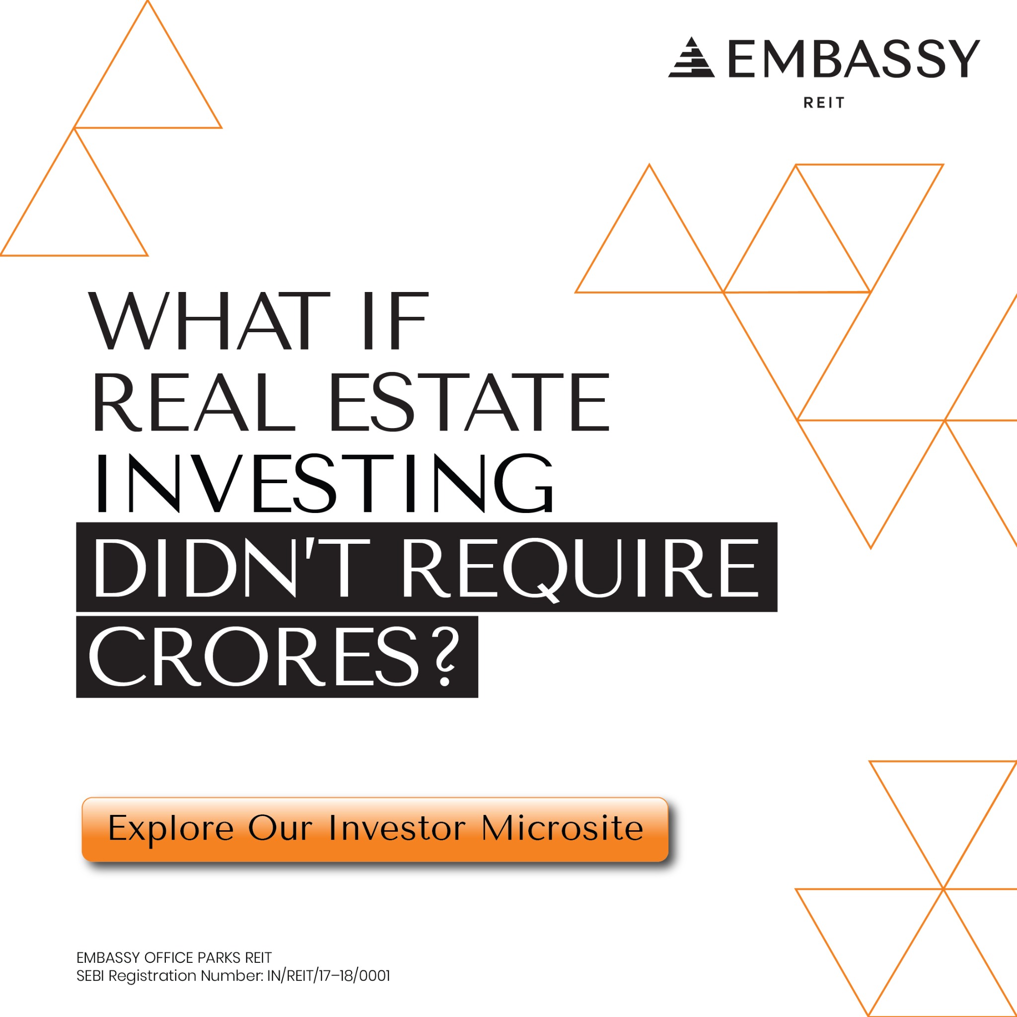Embassy REIT Facebook ad