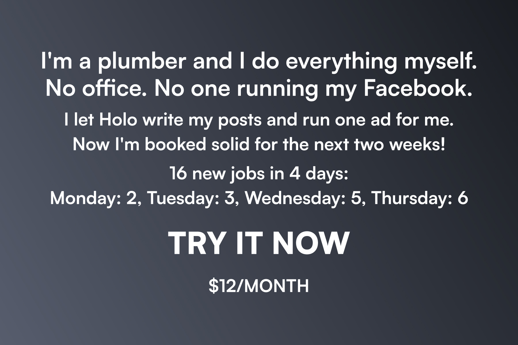 Holo Facebook ad