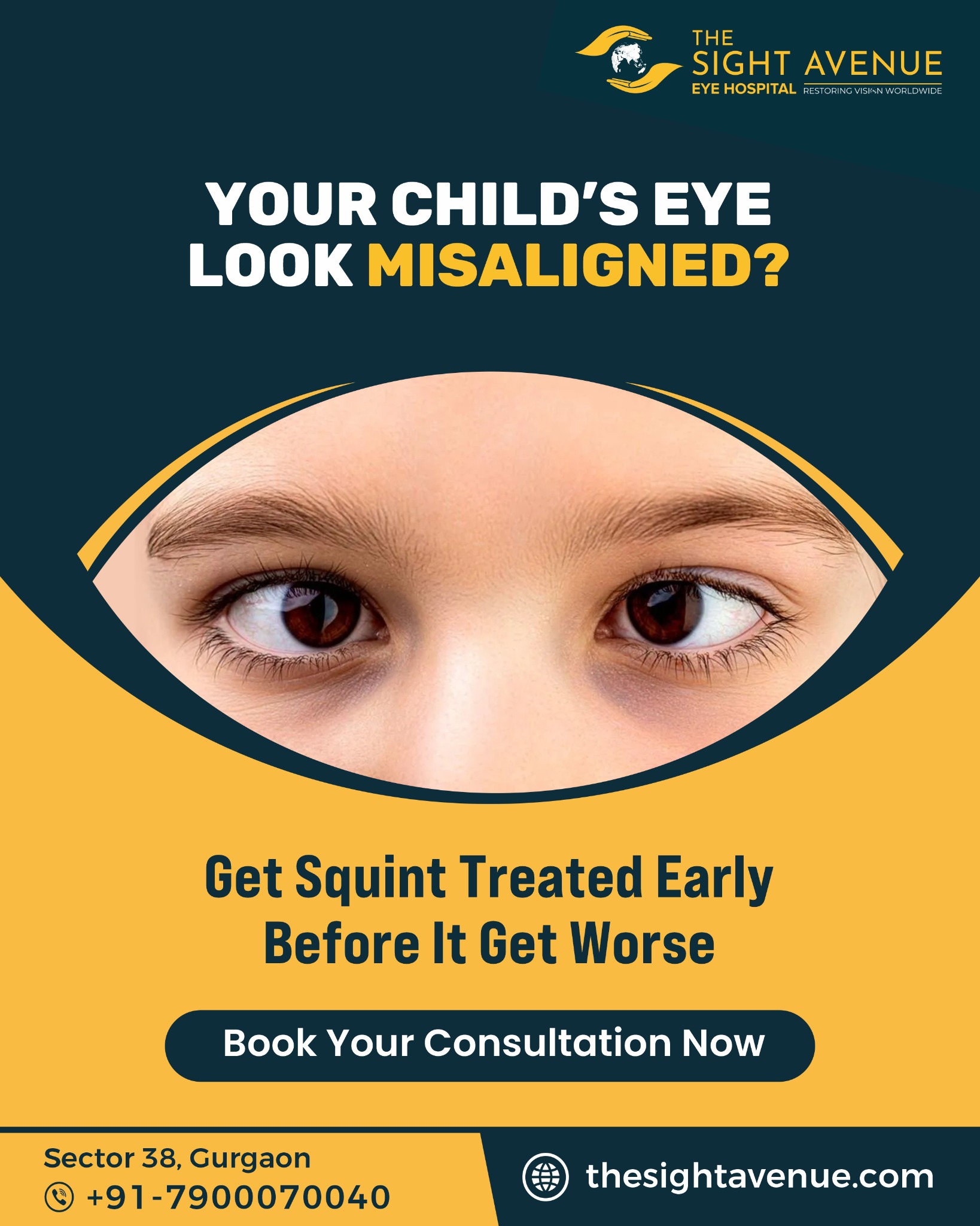 The Sight Avenue- From the Founder of Spectra Eye Facebook ad: Book your consultation with Gurgaon’s most trusted…