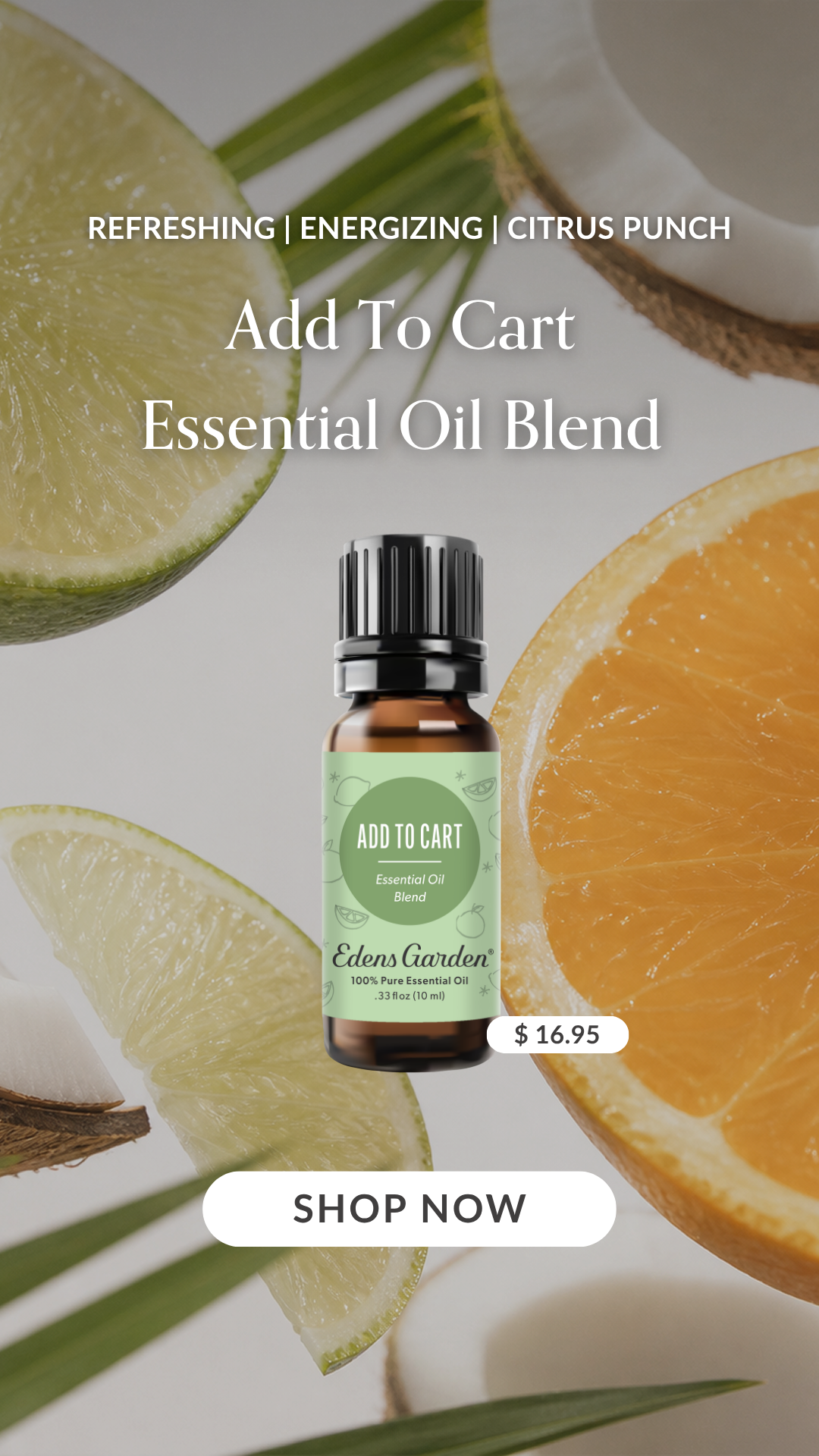 Edens Garden Essential Oils Facebook ad