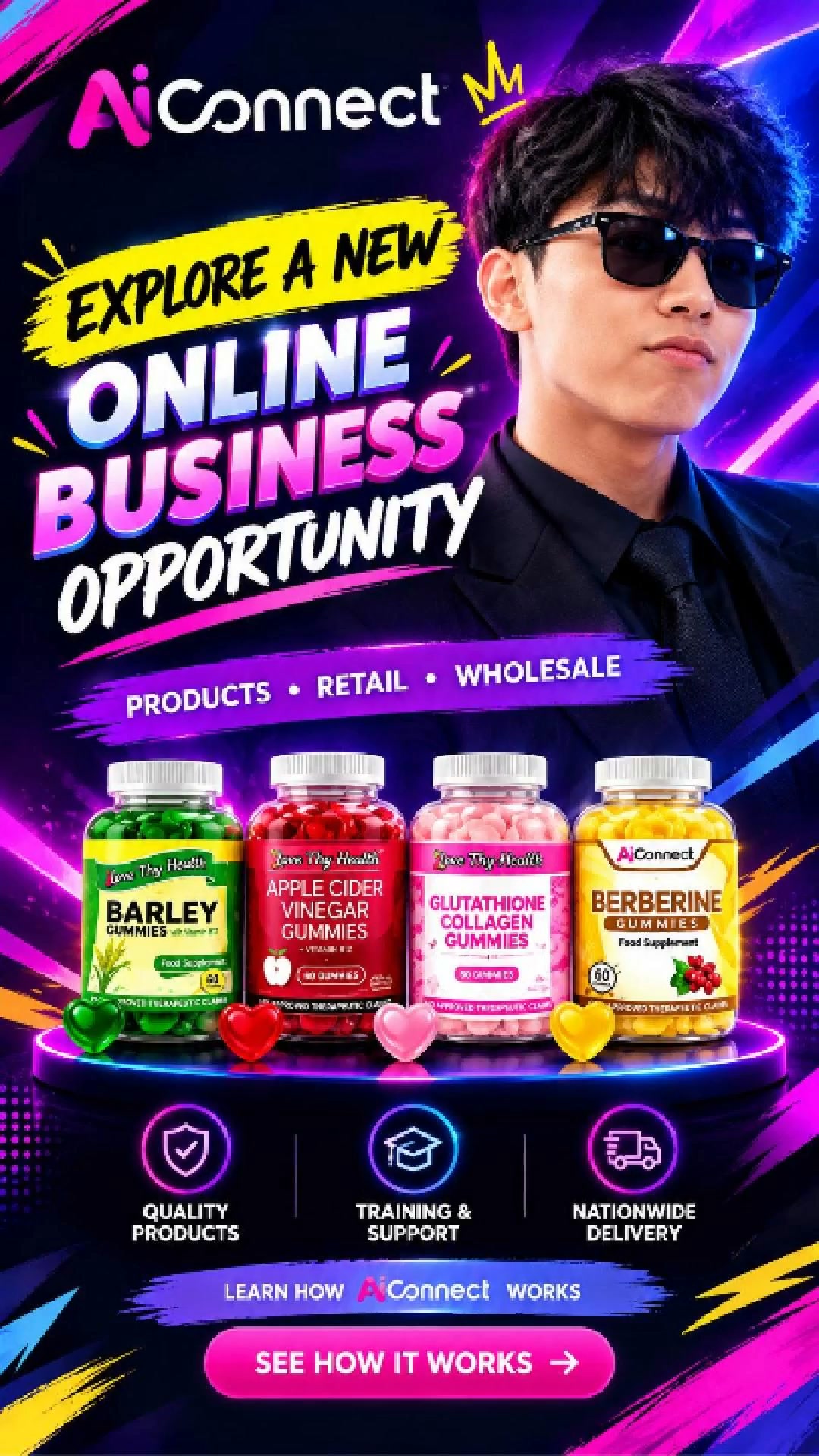 Digital AiConnect PH Facebook ad: Join the AiConnect Business