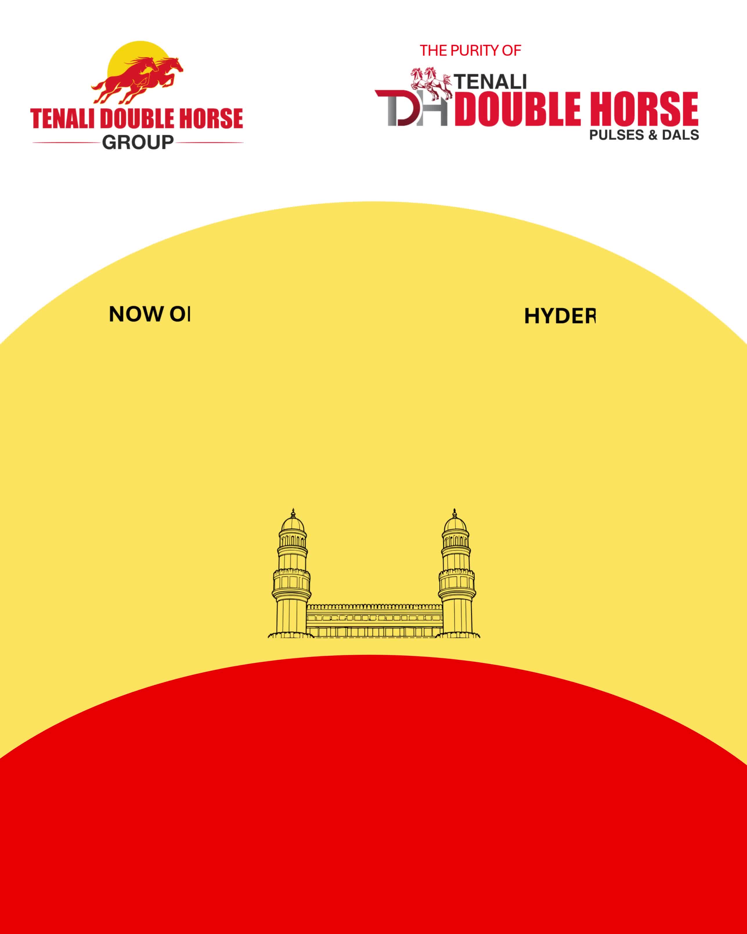 Tenali Double Horse Facebook ad: Hello Hyderabad!