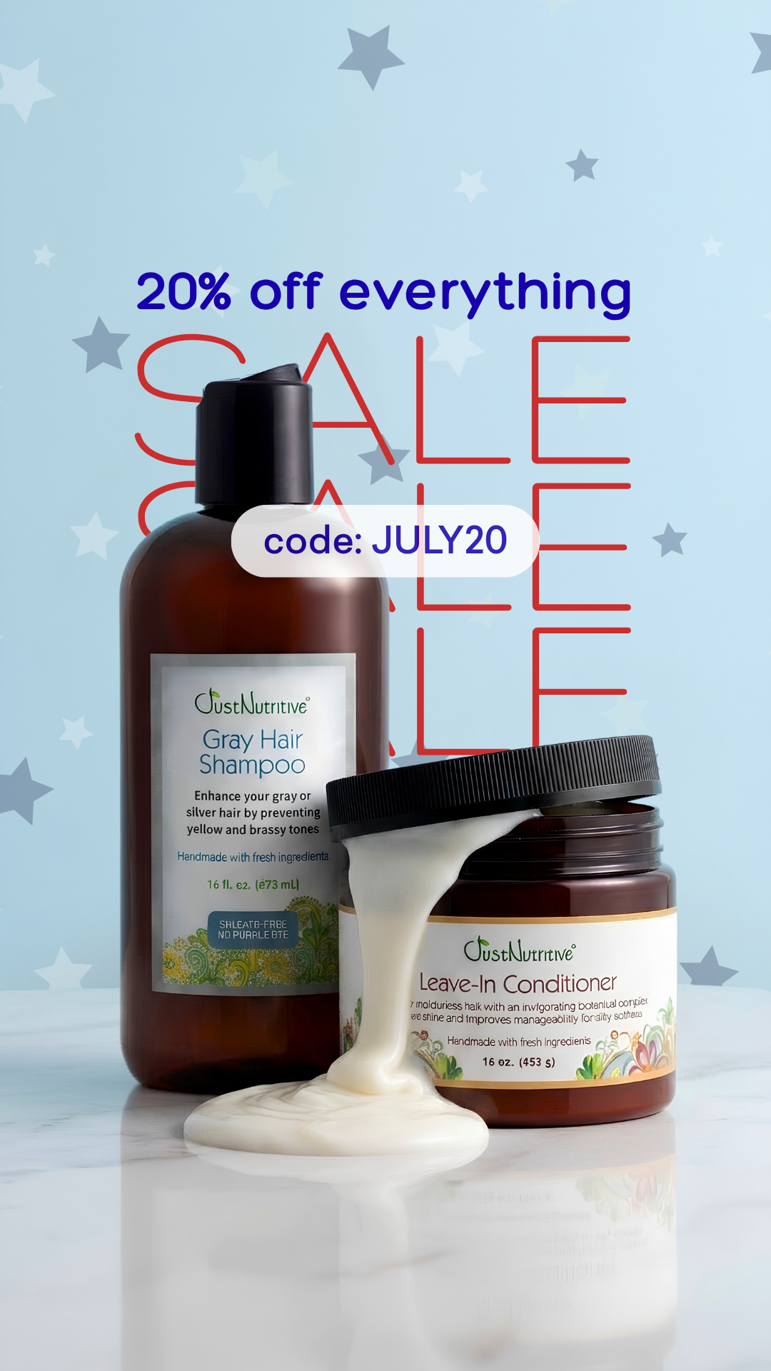 Just Nutritive Hair and Skin Care Facebook ad