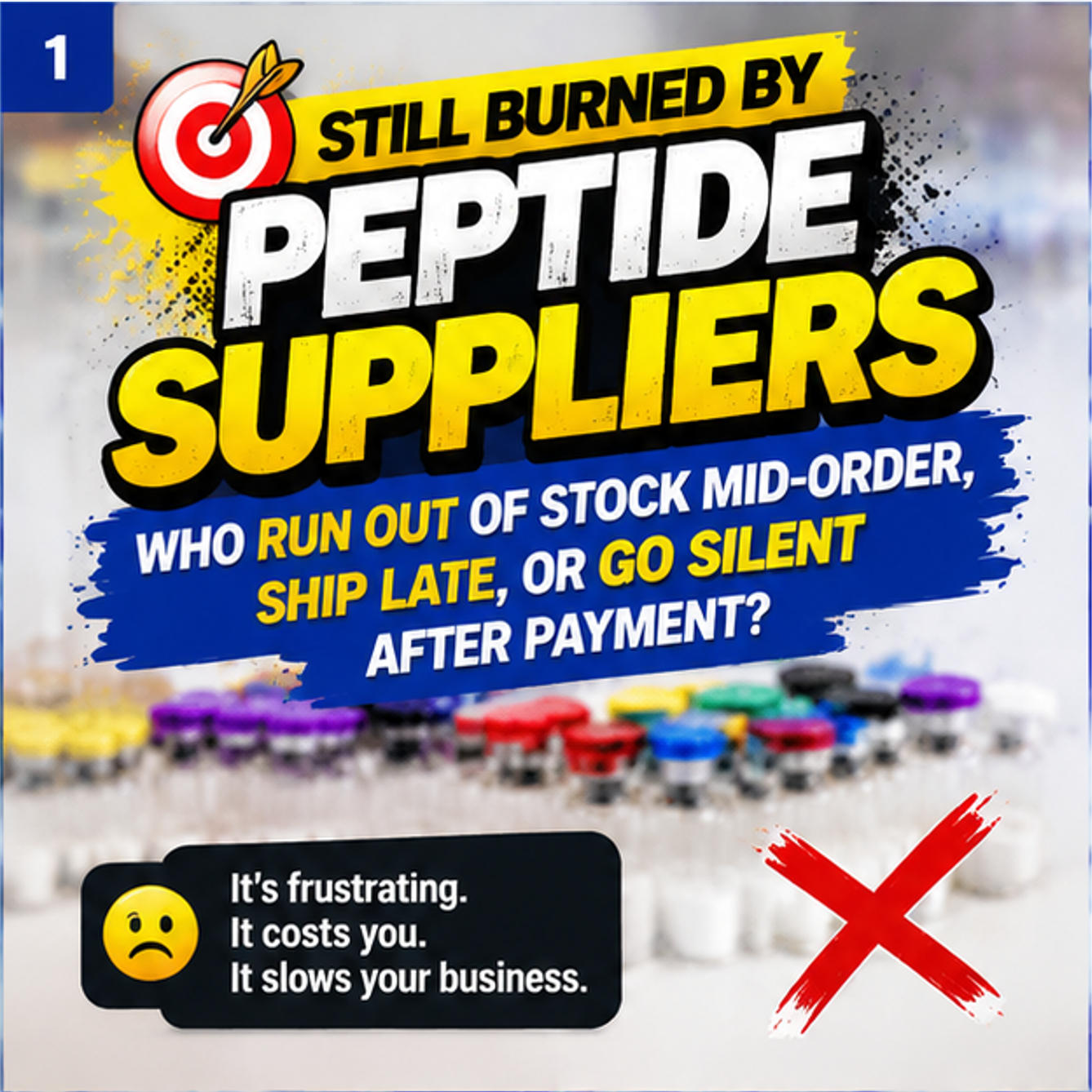 NOVA Peptide Factory Facebook ad: You did your research.