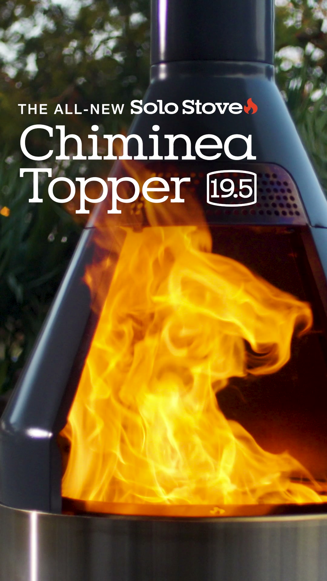 Solo Stove Facebook ad: All-New Chiminea Topper