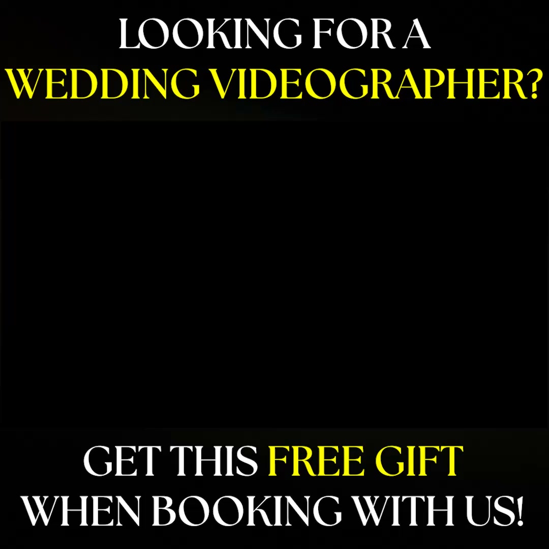 Record Everything Cinematic Facebook ad: Complimentary Ceremony + Teaser Wedding Films
