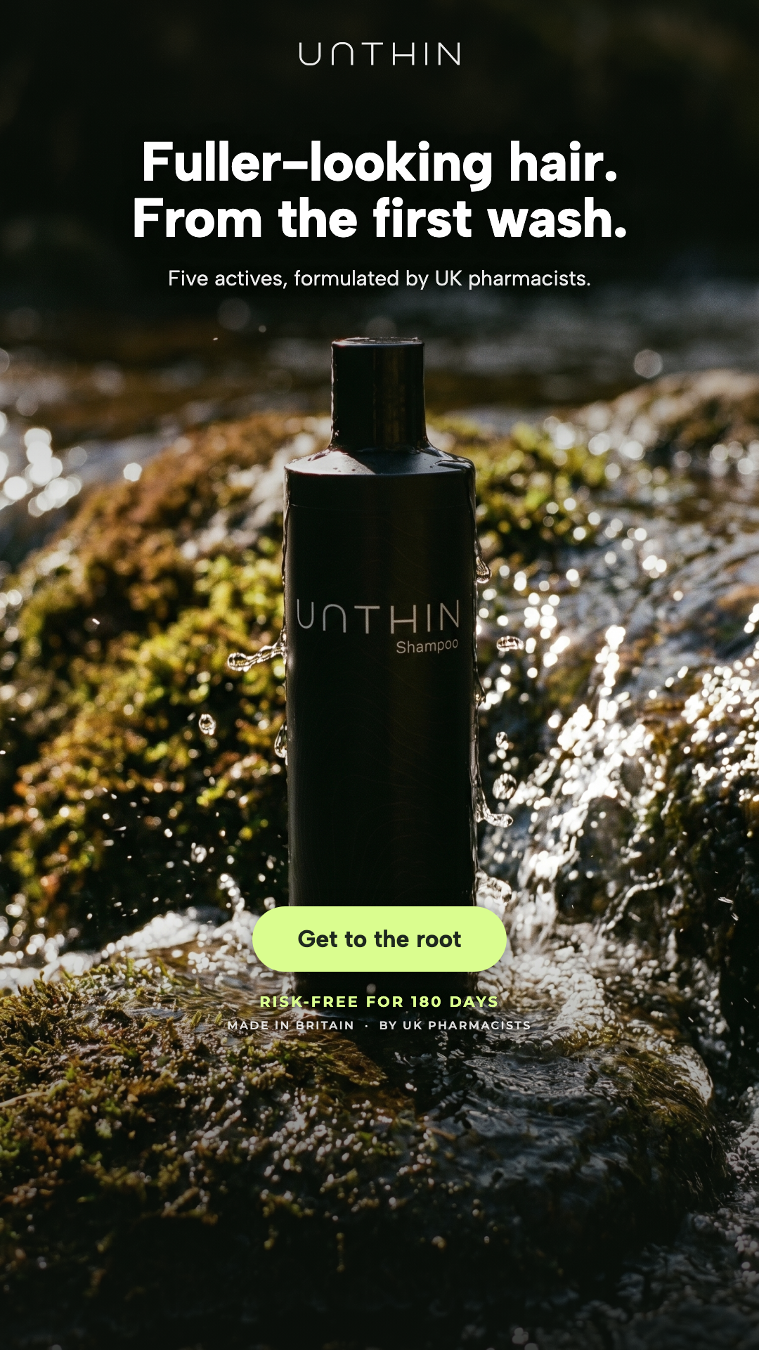 Unthinhair Facebook ad