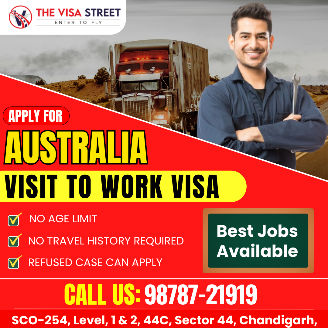 The Visa Street Facebook ad: Get Visit To Work Visa In Australia In Just 30 Days