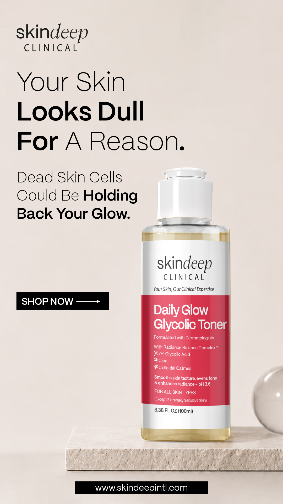 Skin Deep Facebook ad