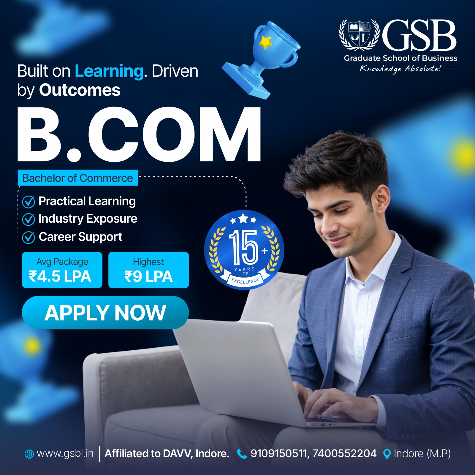 Graduate School of Business (GSB) Facebook ad