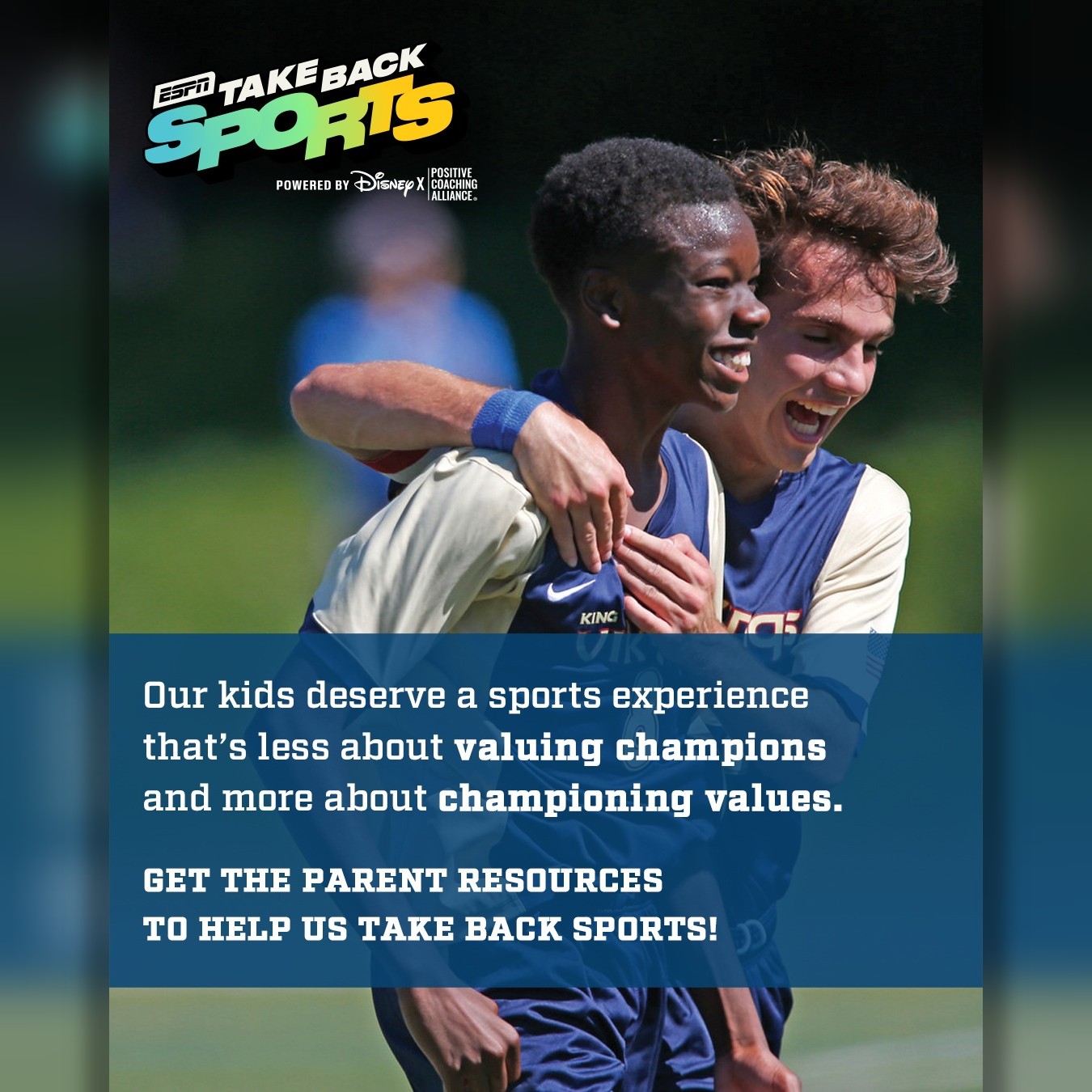 Positive Coaching Alliance Facebook ad
