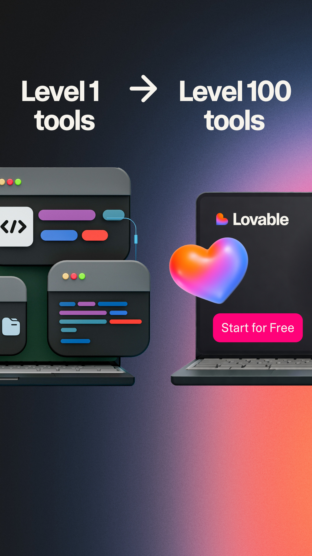 Lovable.dev Facebook ad