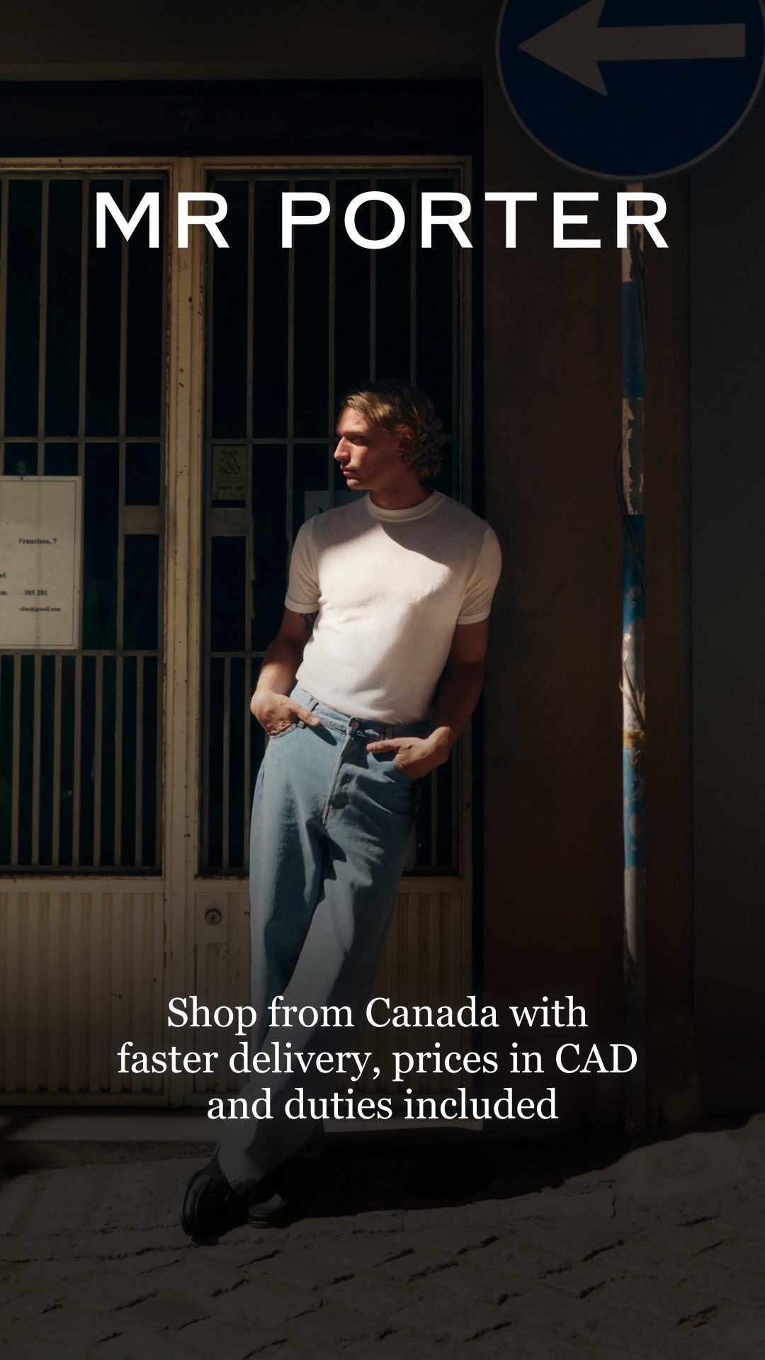 MR PORTER Facebook ad