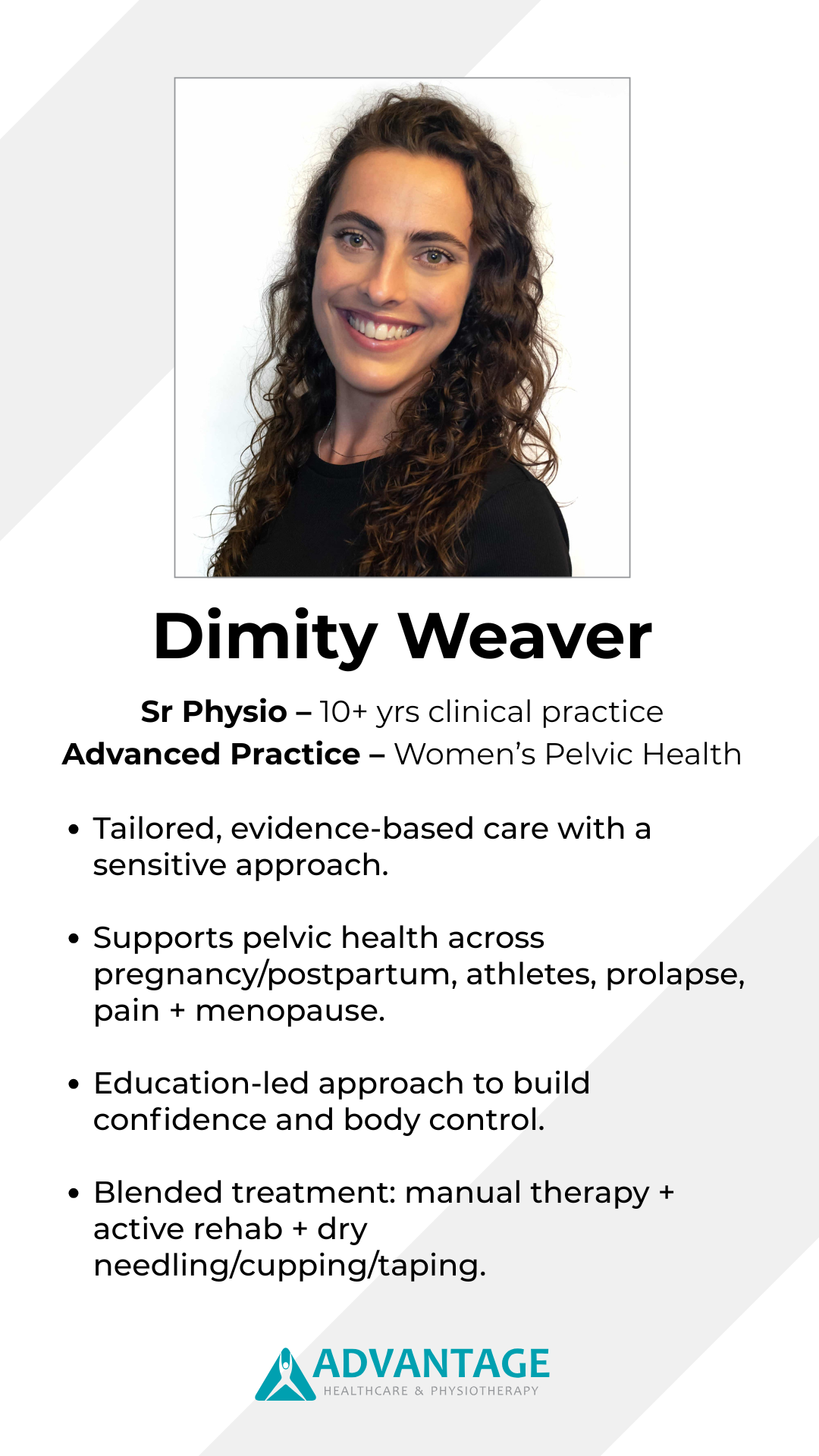 Advantage Healthcare & Physiotherapy Facebook ad