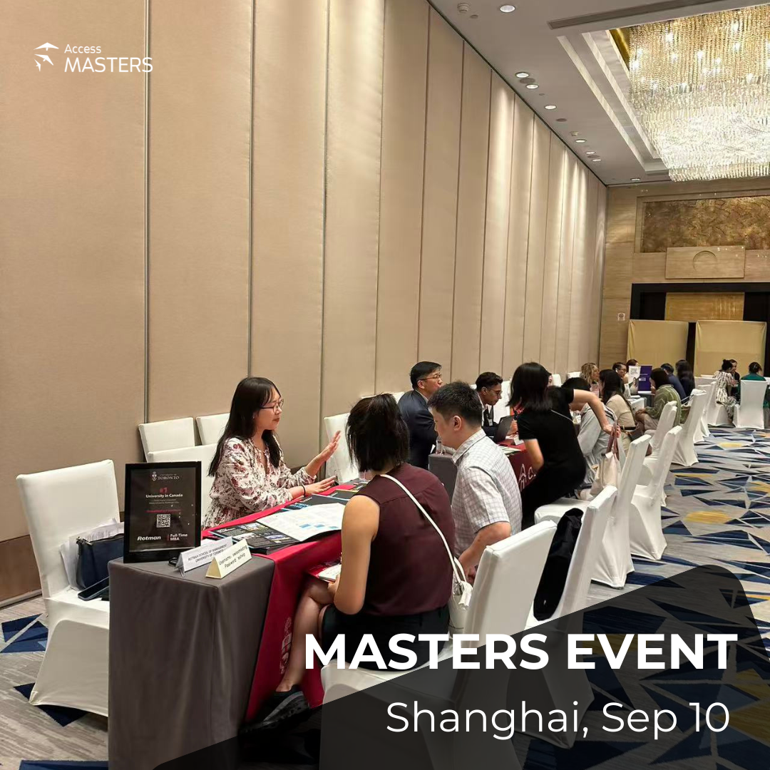 Access Masters Facebook ad: International Business Masters