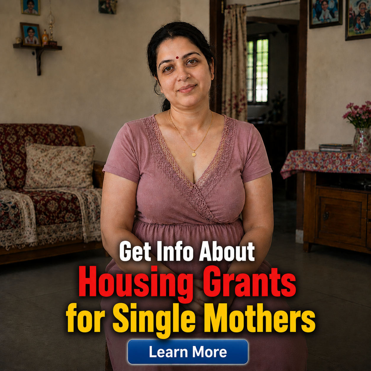Healthy Habits Daily Facebook ad: Housing Help for Single Moms: Info Guide