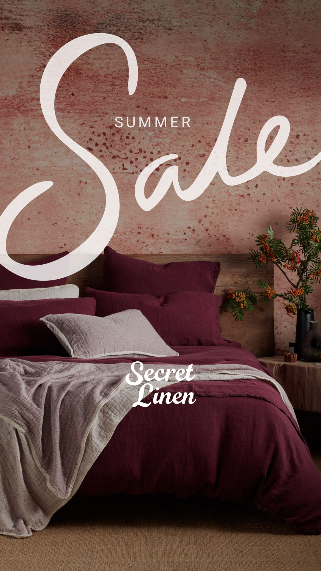 Secret Linen Store Facebook ad from Jun 26, 2026