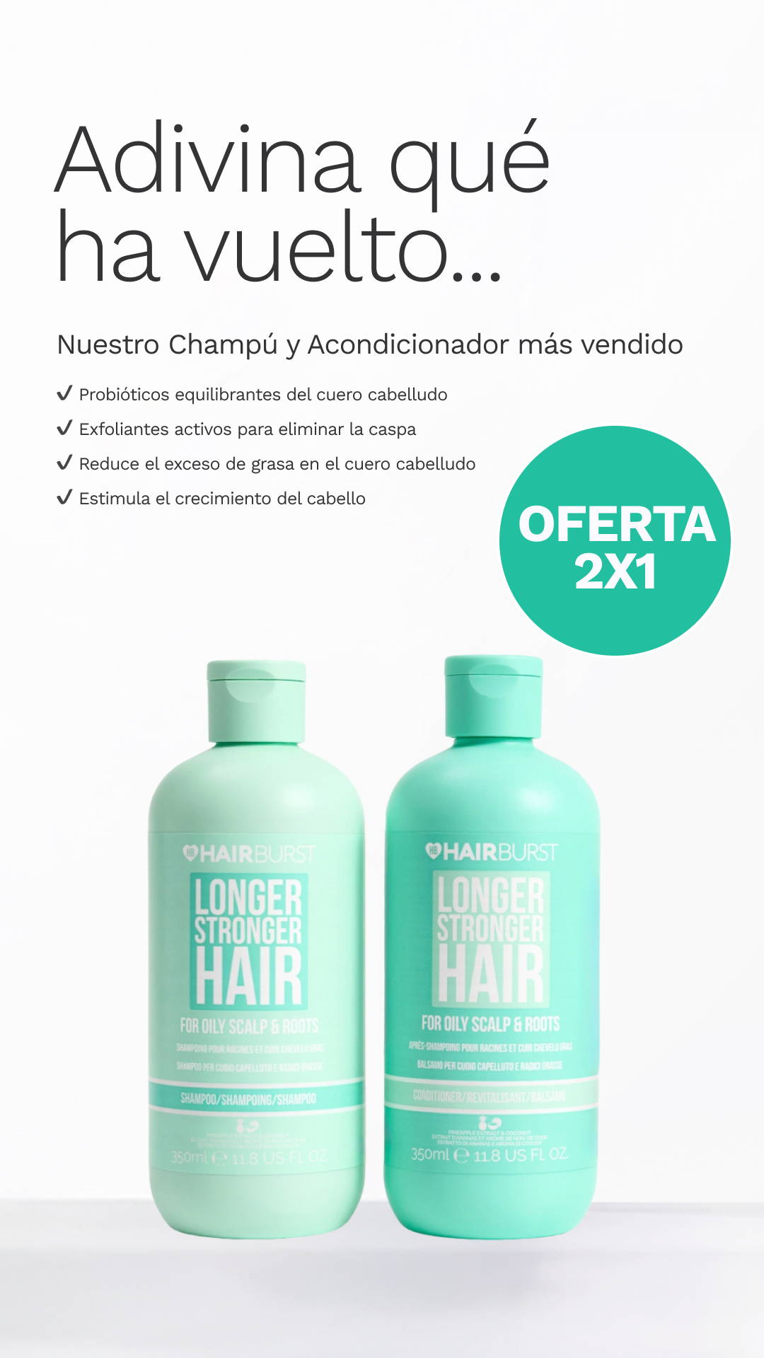 Hairburst España Facebook ad