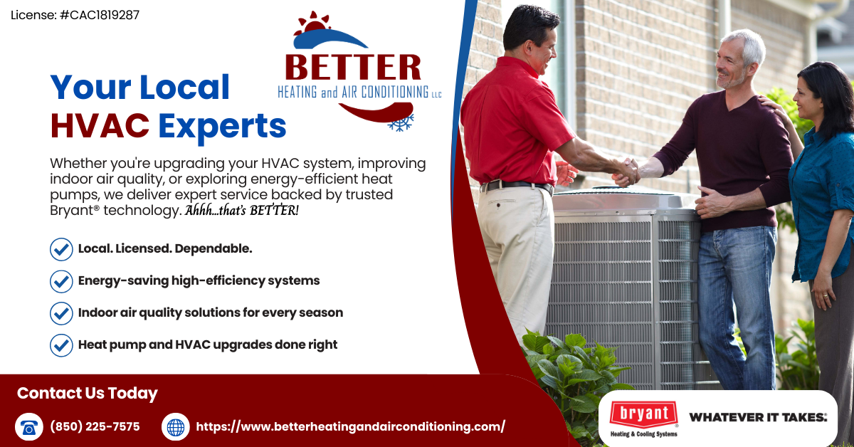 Better Heating and Air Conditioning Facebook ad