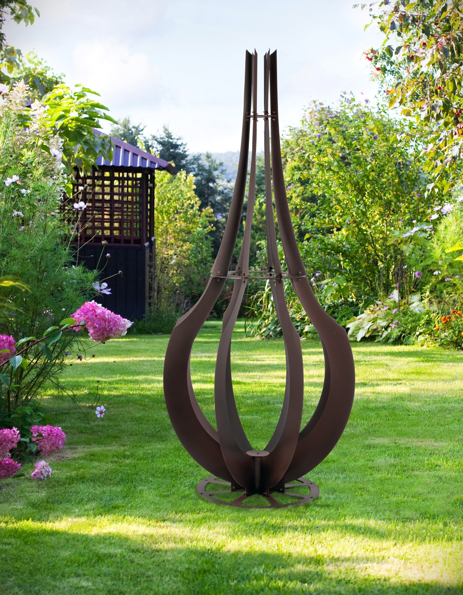 H. Potter Facebook ad: Sculptural Elegance: The H Potter Large Metal Trellis