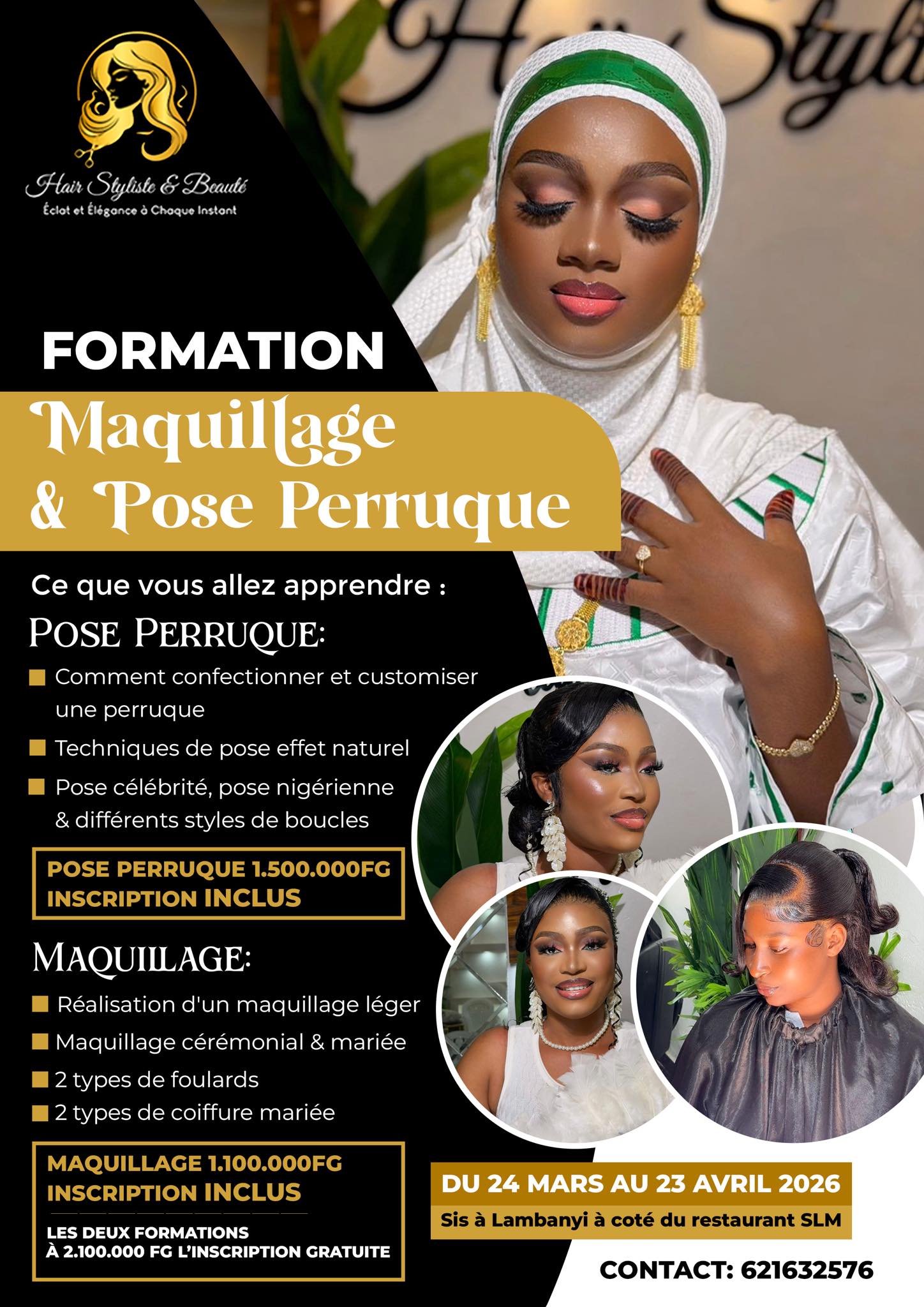 Haïr styliste & Beauté Facebook ad: Info sur les prochaines formations