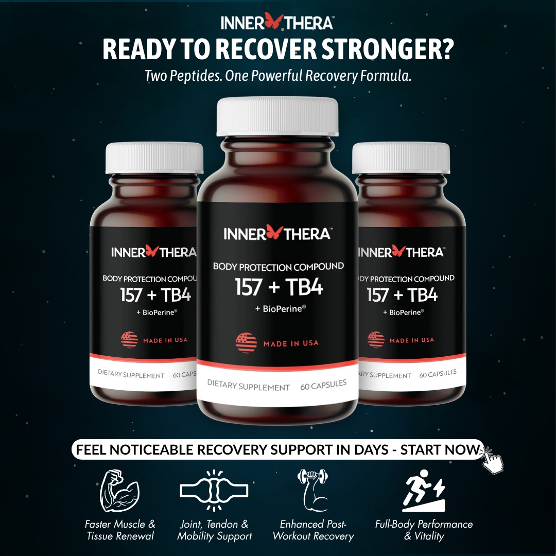 InnerThera Facebook ad: Save 20% on our 3-Bottle Deal