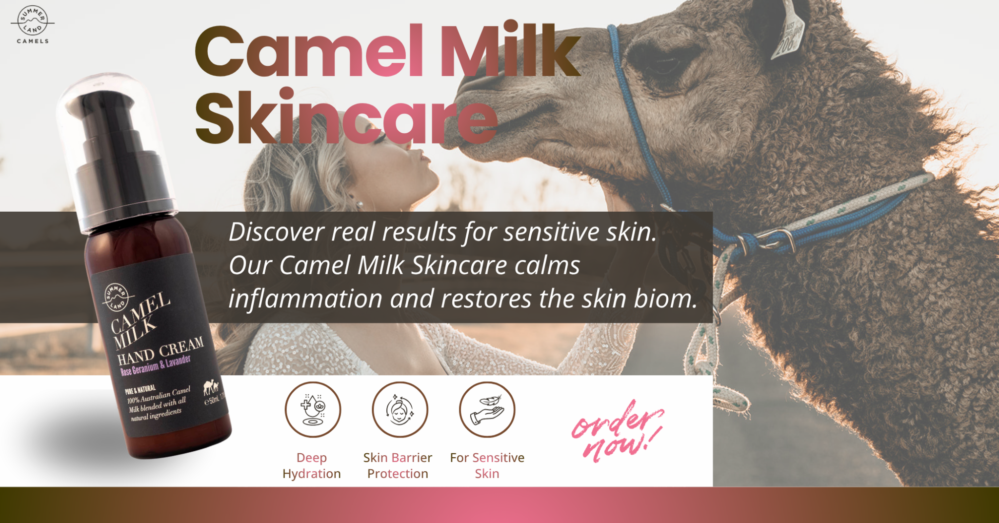 Summer Land Camels Facebook ad from Dec 23, 2025