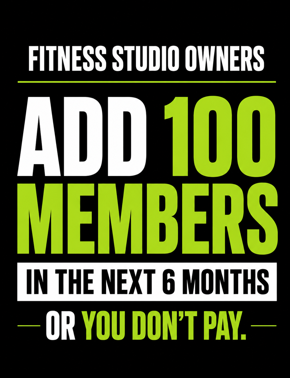 Fitness Business Consulting Facebook ad