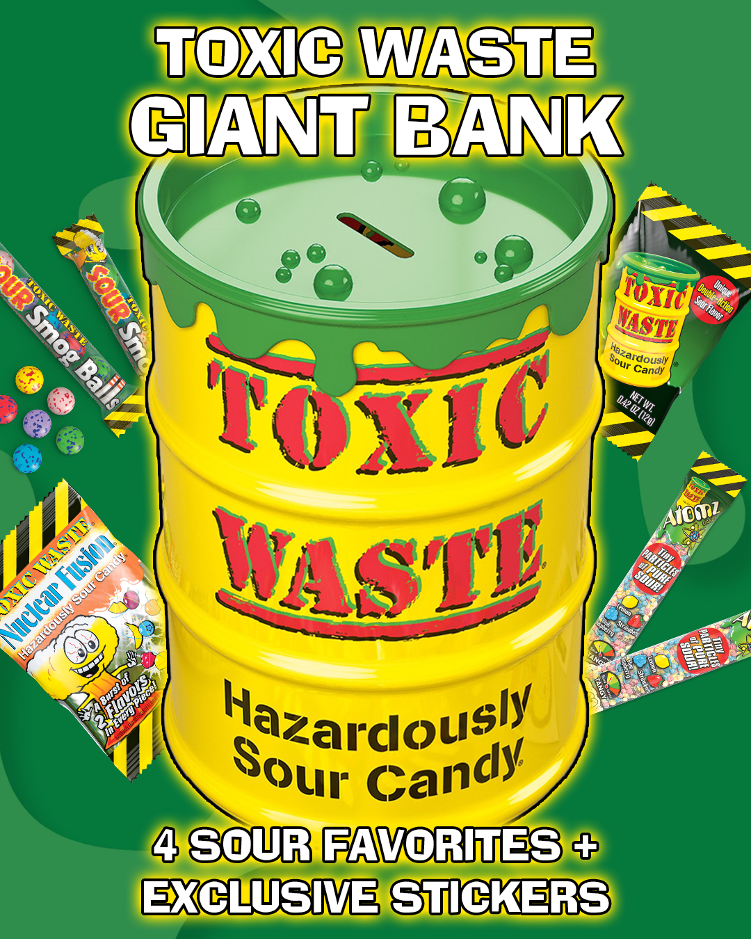 Toxic Waste Hazardously Sour Candy Facebook ad from Jul 10, 2026