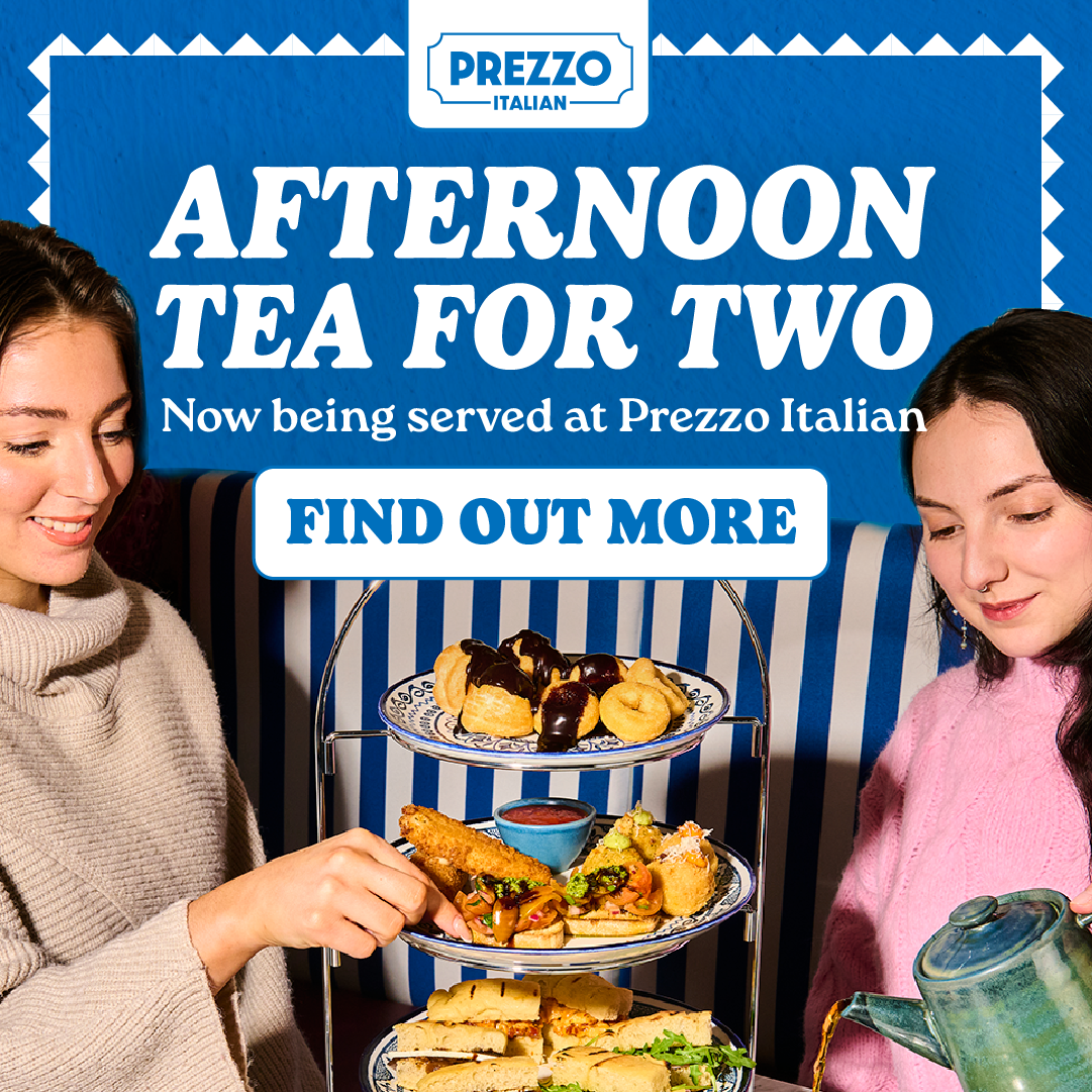 Prezzo Facebook ad: Afternoon Tea for 2 at Prezzo Italian, A…