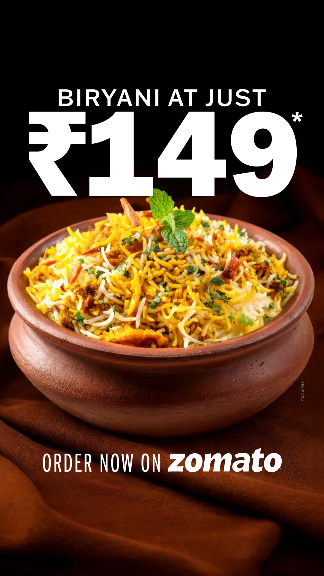 Zomato Facebook ad