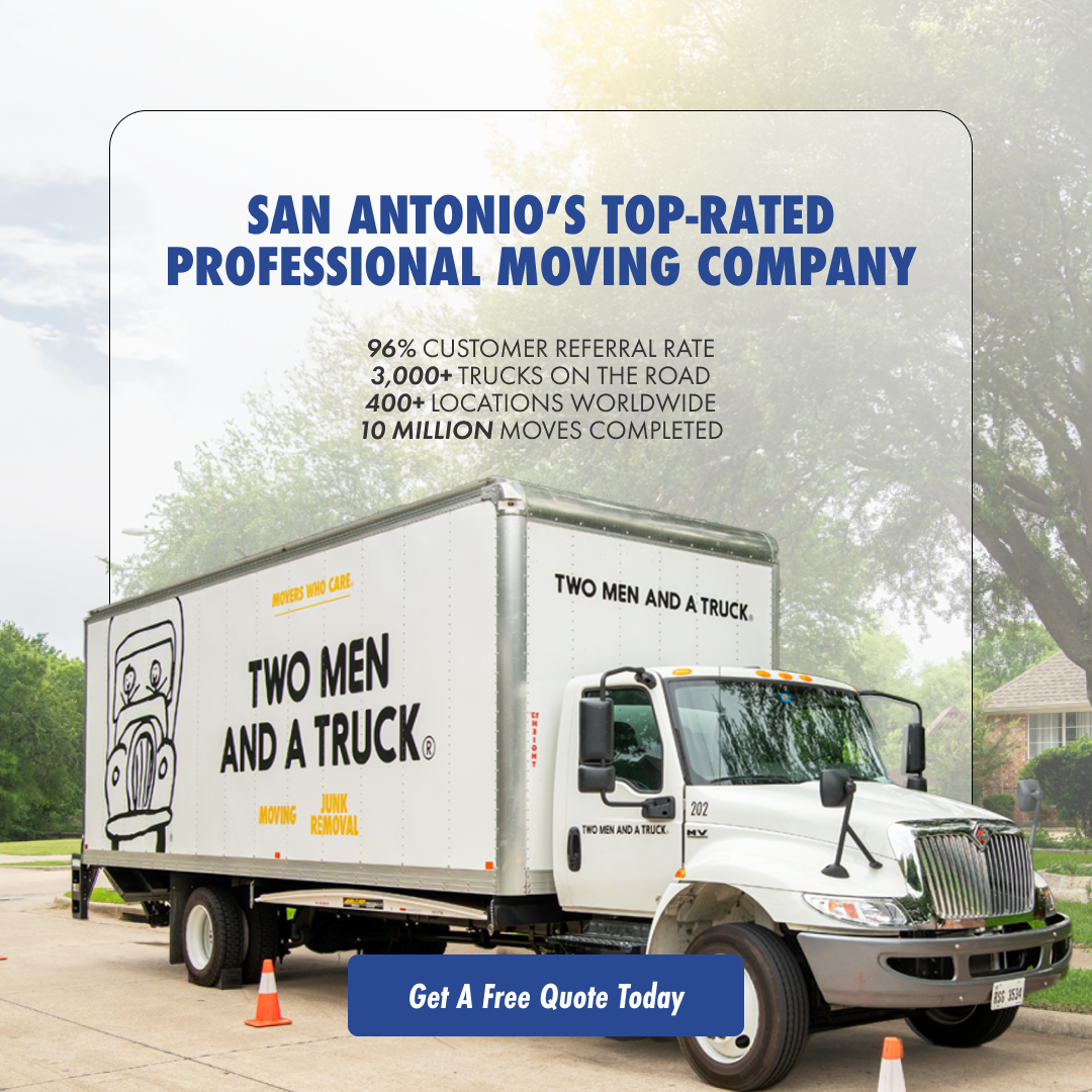 Two Men and a Truck San Antonio Facebook ad