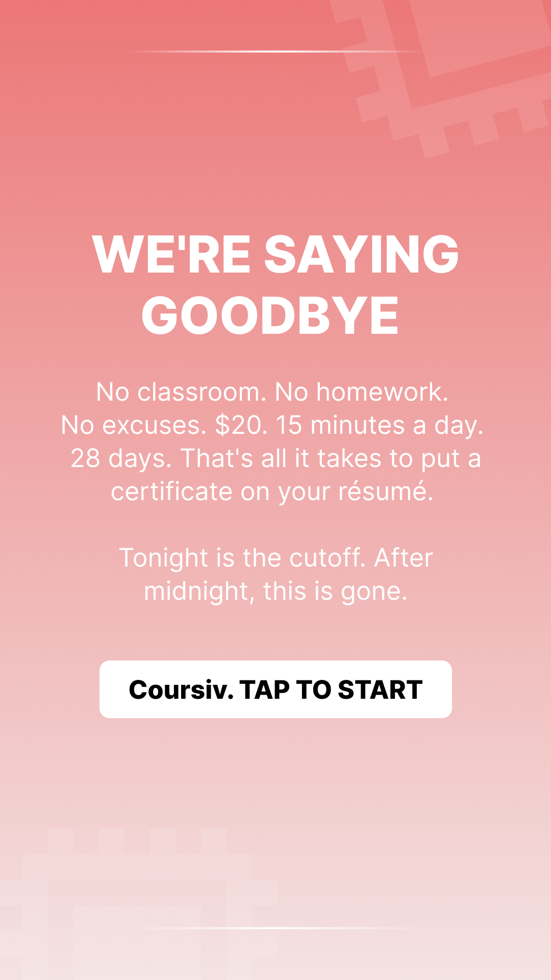 Coursiv Facebook ad