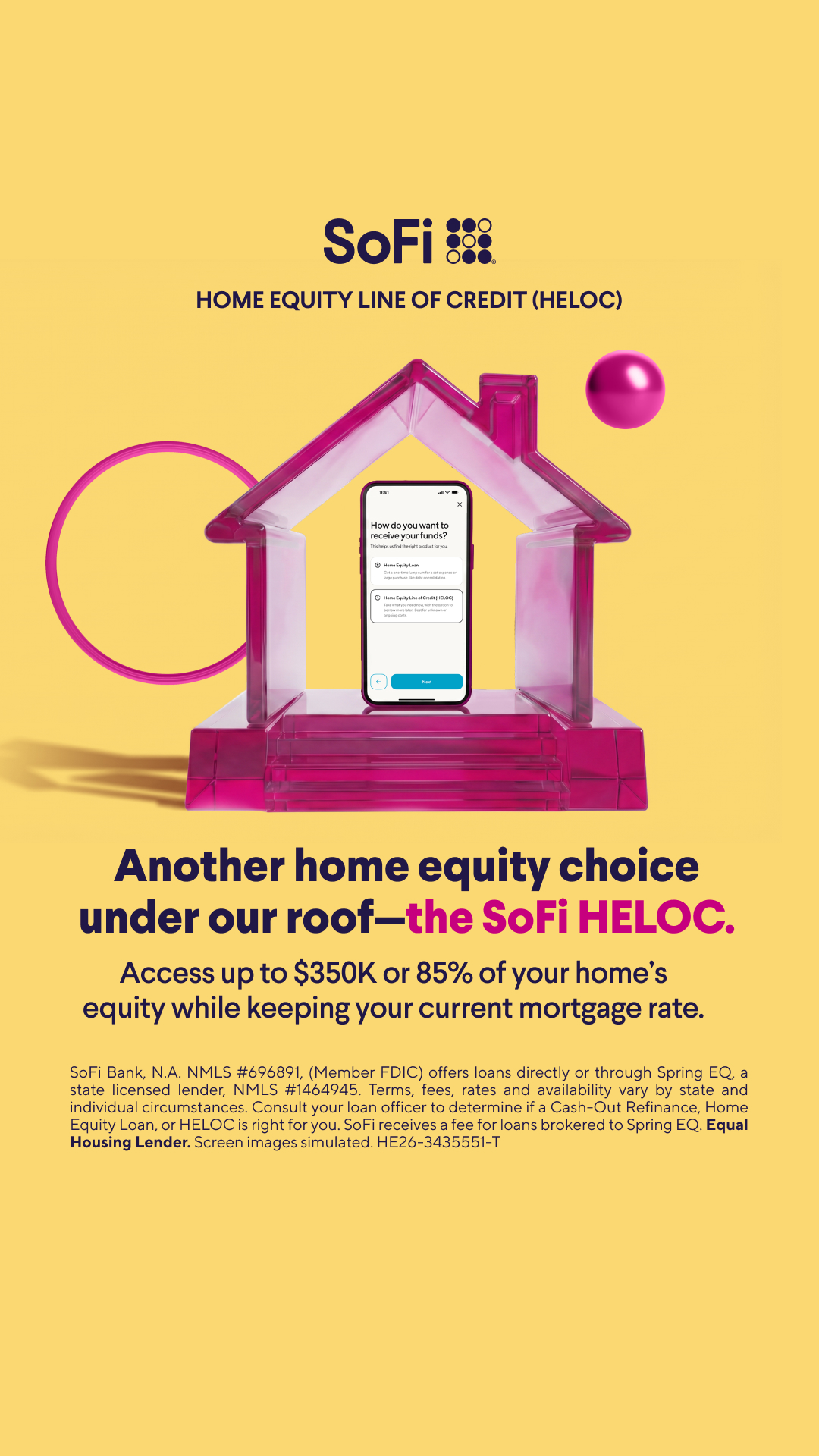 SoFi Facebook ad