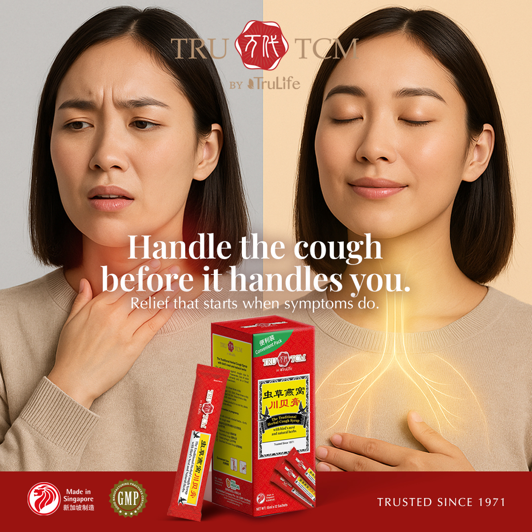 Tru TCM by TruLife Facebook ad: Soothe Your Throat, Naturally