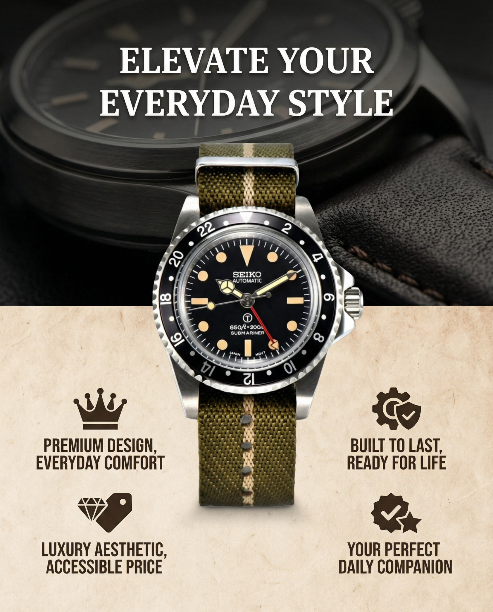 Zjani mods Facebook ad: Limited Edition GMT Watch, Selling Fast!