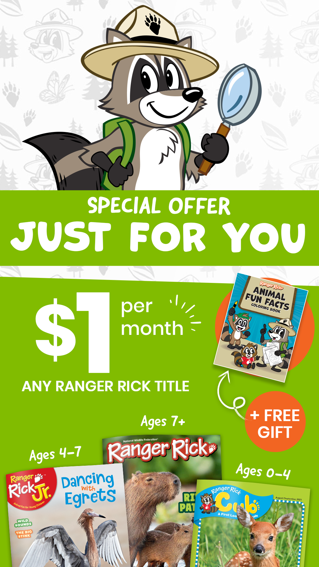 Ranger Rick Mags Facebook ad