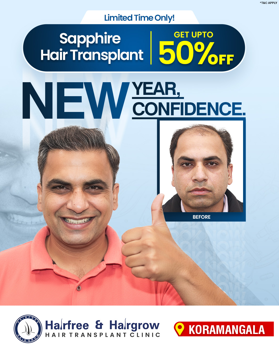 Hairfree Hairgrow Clinic Facebook ad