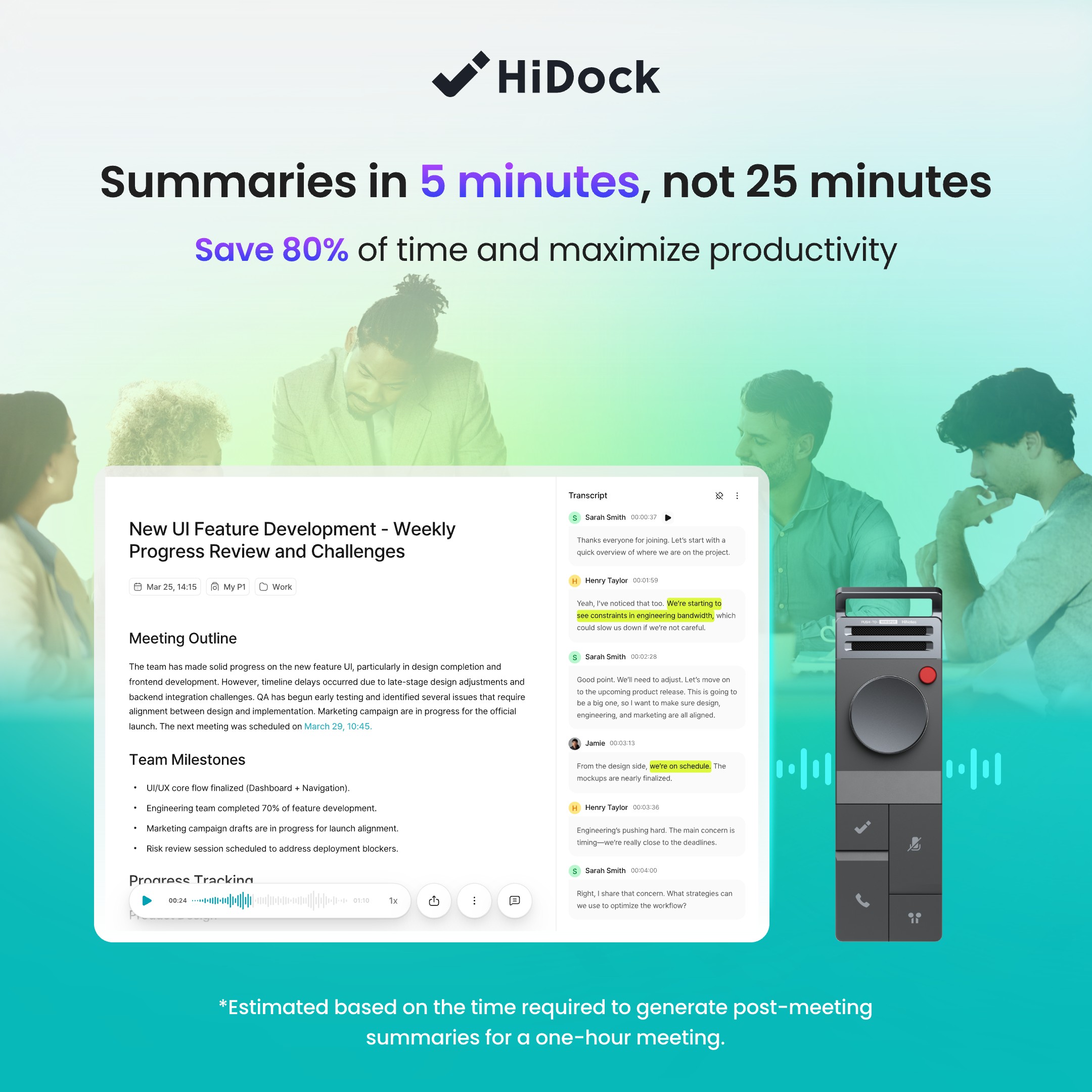 HiDock Global Facebook ad