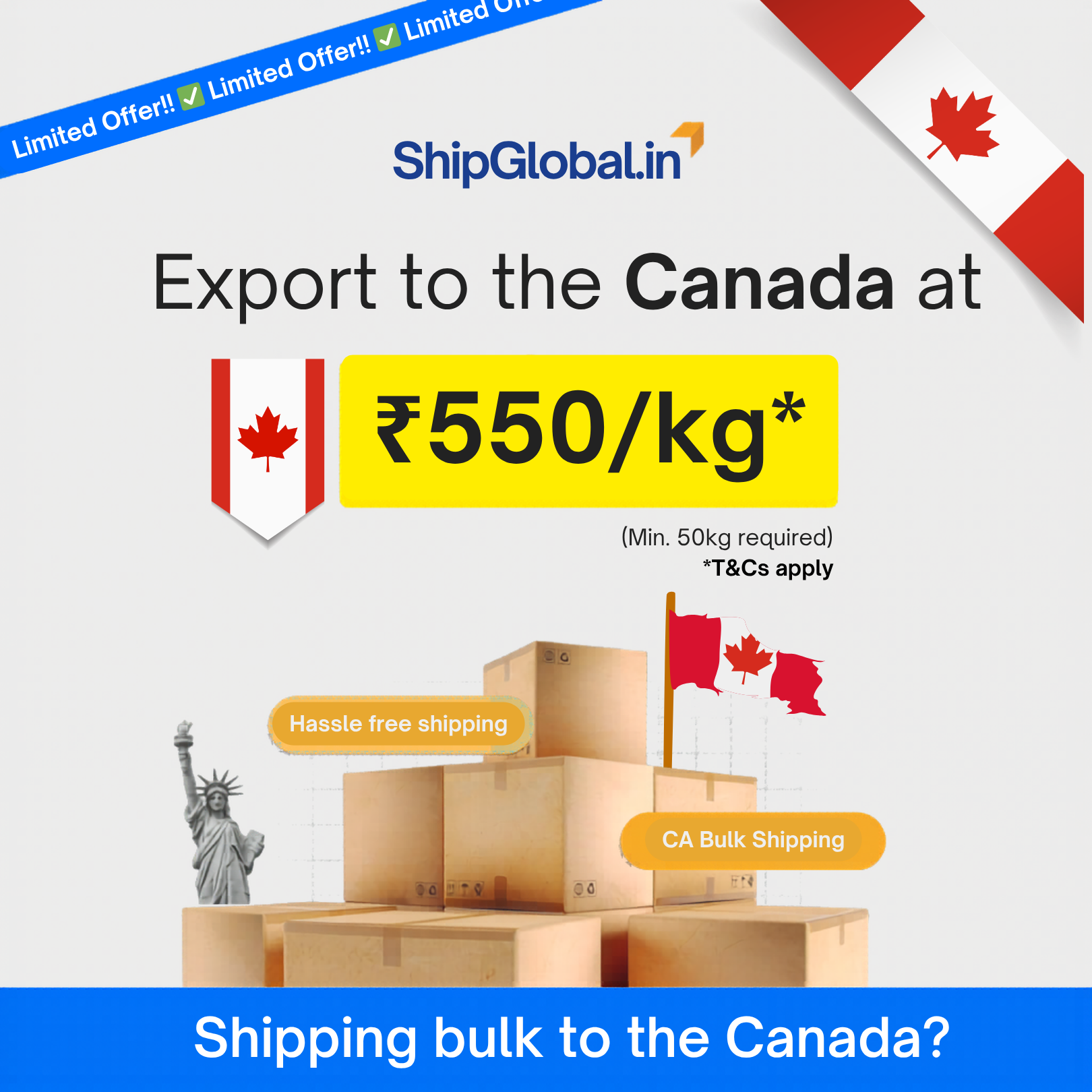 ShipGlobal.in Facebook ad