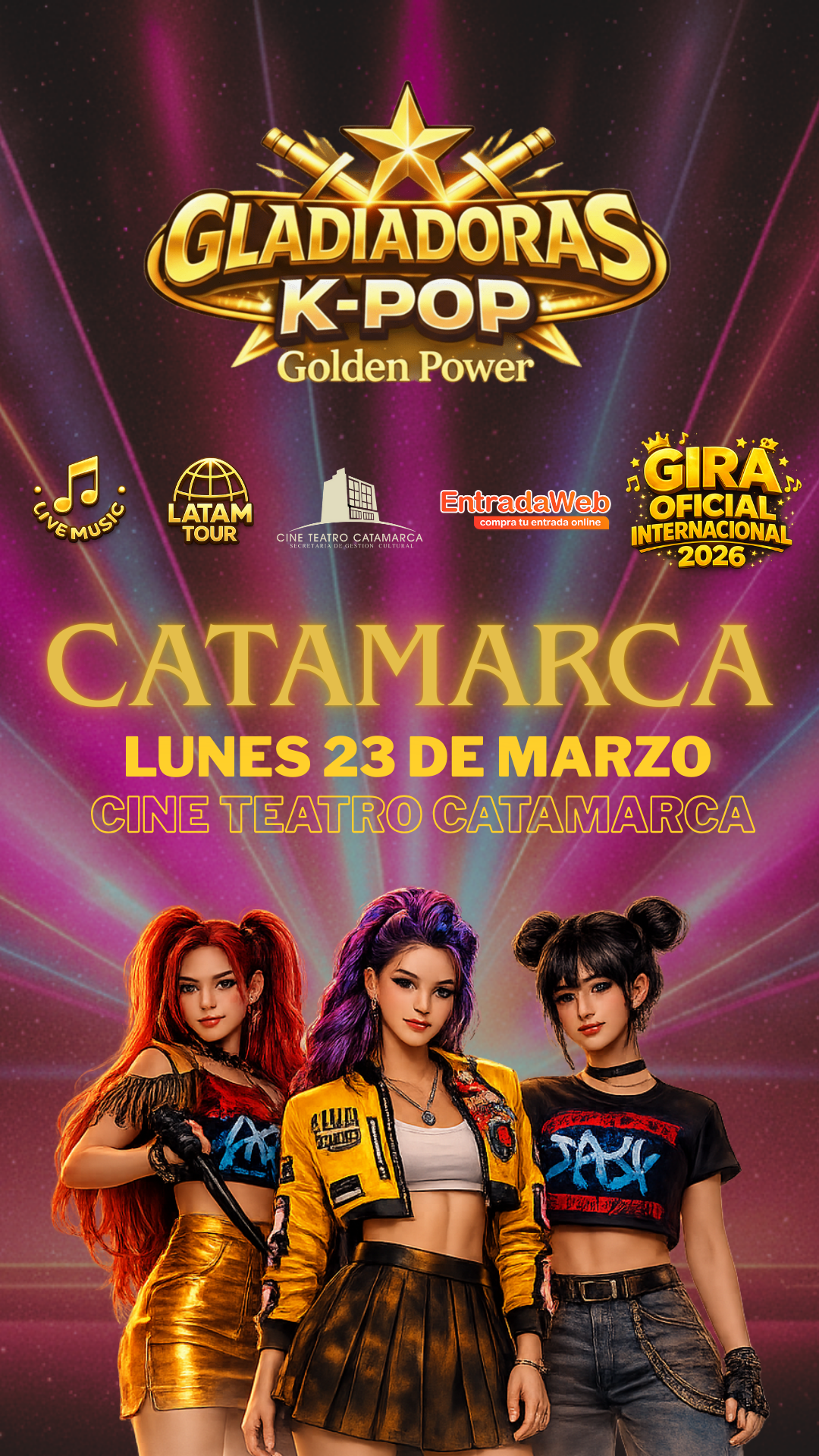 Gladiadoras K-POP Facebook ad