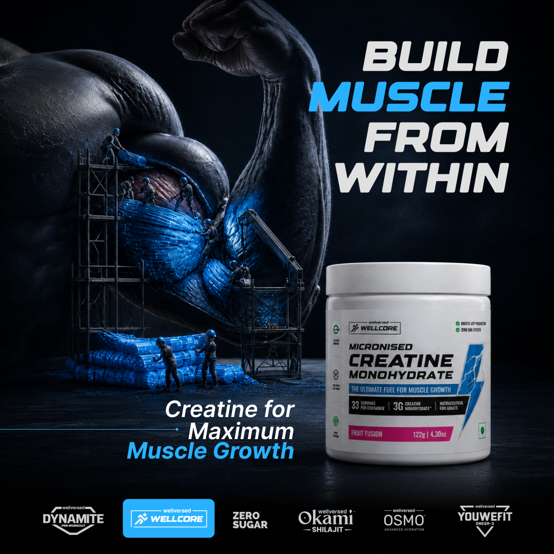 Wellcore - Wellversed Brand Facebook ad: Maximum Muscle Growth Results