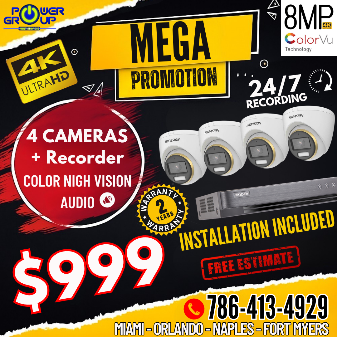 Power Group Multiservices Facebook ad: $999 INSTALLATION INCLUDED*
