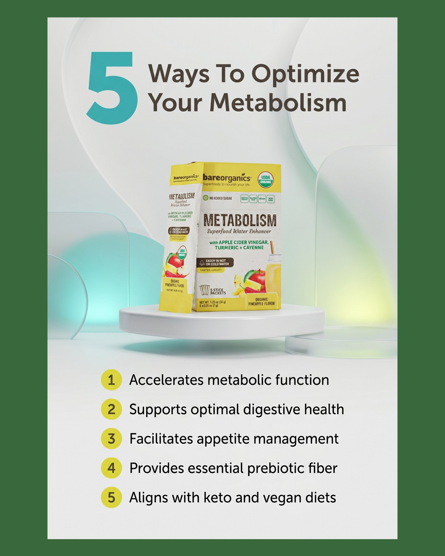 BareOrganics Facebook ad