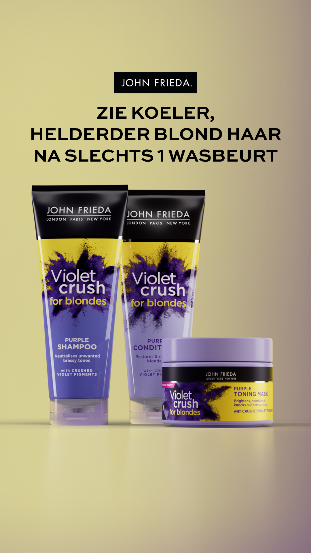 John Frieda Benelux Facebook ad