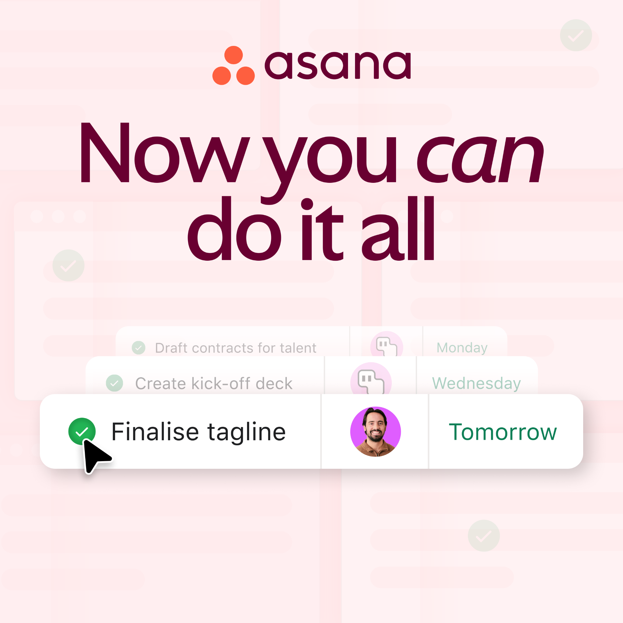Asana Facebook ad