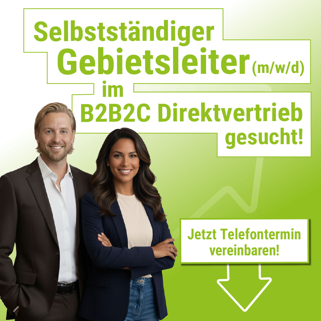 FöbA Facebook ad: Kennenlerngespräch vereinbaren