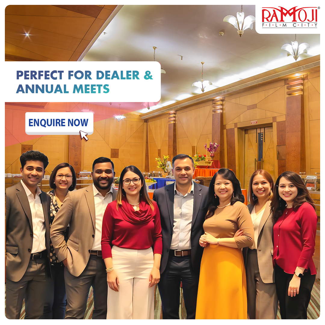 Events at Ramoji Film City Facebook ad: Dealer & Annual Meets at Ramoji Film City